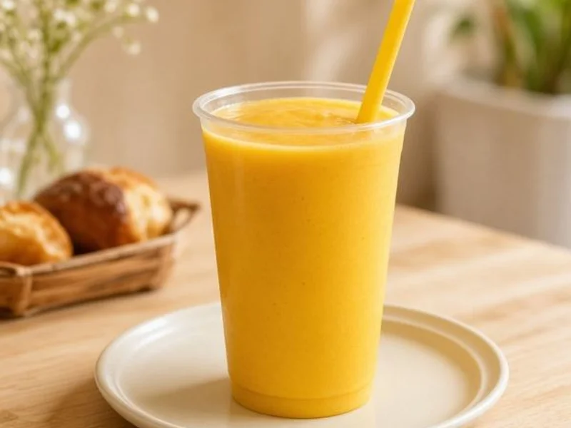 Mango Smoothie with Greek Yogurt - Panera Bread