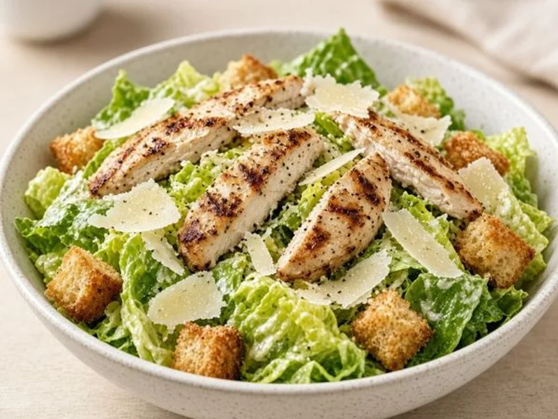 Caesar with Chicken Salad