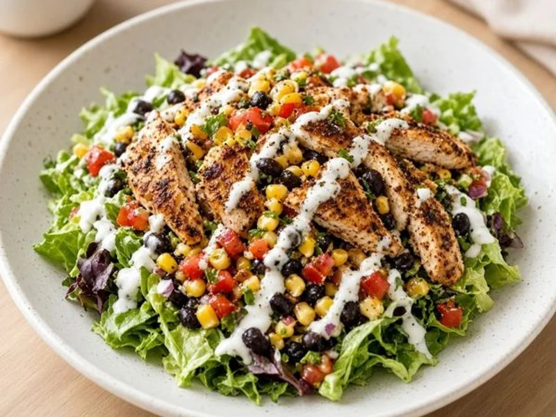 Southwest Chicken Ranch Salad