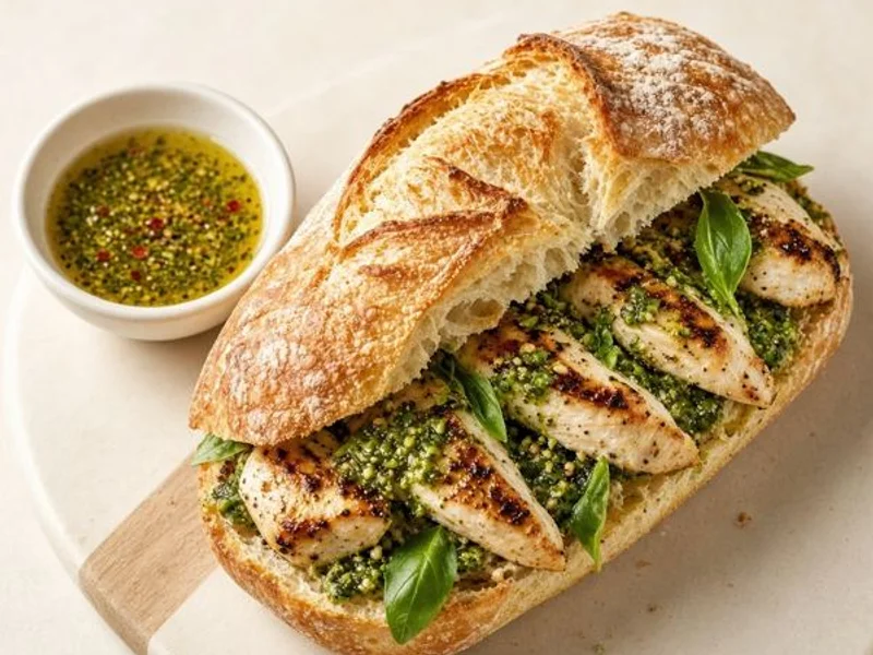Chicken Pesto Ciabatta Dipper