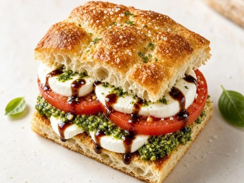 Toasted Caprese Focaccia - Panera Bread