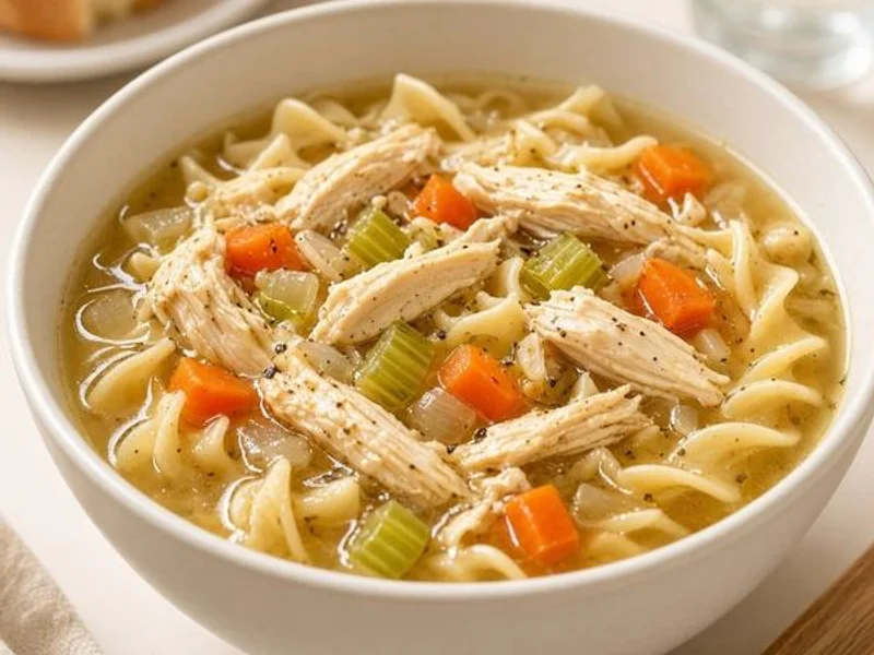 Homestyle Chicken Noodle Soup - Panera Bread